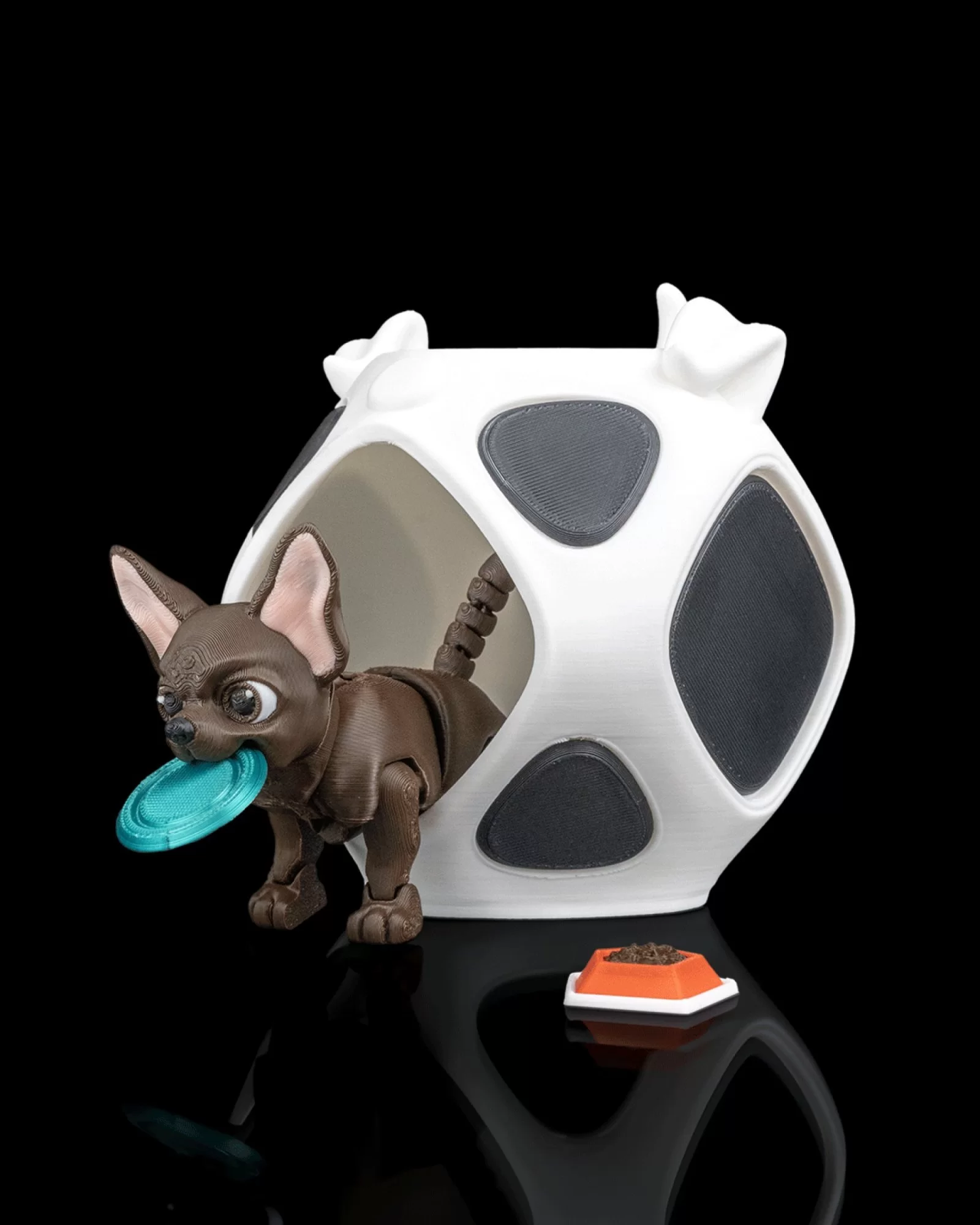 Chihuahua Cinsi Köpek Oyuncak ve Yuvası