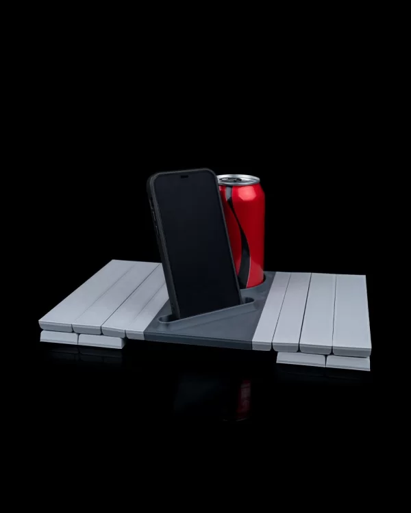 Katlanabilir Kolçak Üstü Tepsi - Bardak ve Telefon Tutucu Yan Sehpa