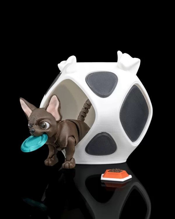 Chihuahua Cinsi Köpek Oyuncak ve Yuvası